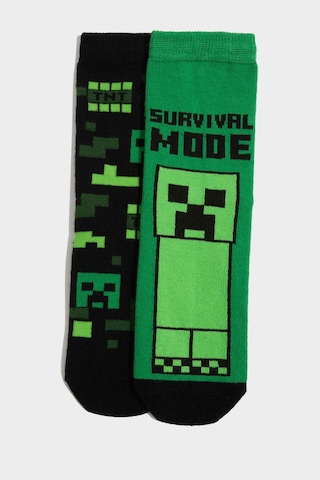 Defacto Mınecraft Baskılı 2li Pamuklu Erkek Çocuk H0030a8nskr1 Çok Renkli-kr1