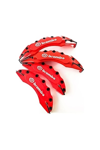 C5 Uyumlu Brembo Kırmızı Kaliper Kapağı 4 Parça Ön Arka Set