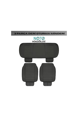 Mazda 323 Araçlara Uyumlu Premium Deri 3 Parça Oto Koltuk Minderi Araca Uyumlu 4 Mevsim Kolay Montaj 55632546