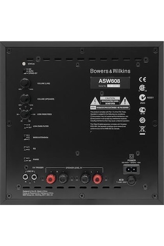 Bowers & Wilkins ASW608 Subwoofer Siyah