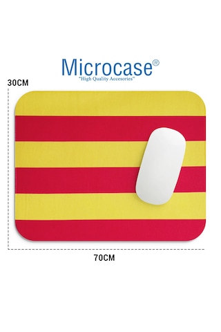 Microcase Taraftar Serisi Konforlu Kaymaz Taban Oyuncu Mousepad 70x30cm Al5311 Siyah-beyaz