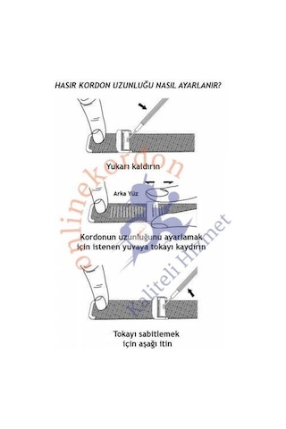 Hasır Örgü Siyah Metal Saat Kordonu