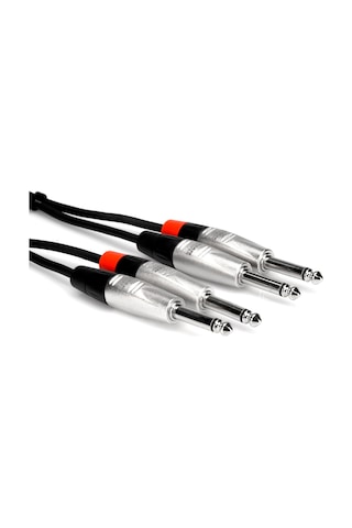 Hosa Pro 1-4"Ts (M) - 1-4 Ts (M) Balanssız Çift Kablo 4.5 Mt.