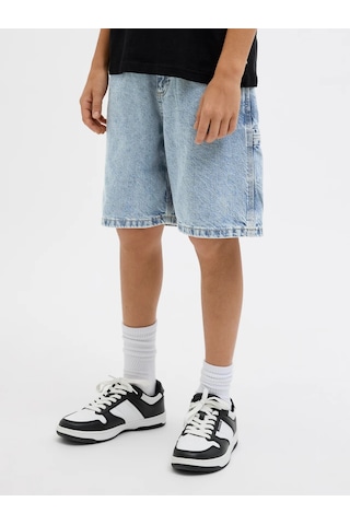 Jack & Jones Jack&jones Jjıtony Jjcarpenter Erkek Çocuk Denim Şort 12277786 Mavi
