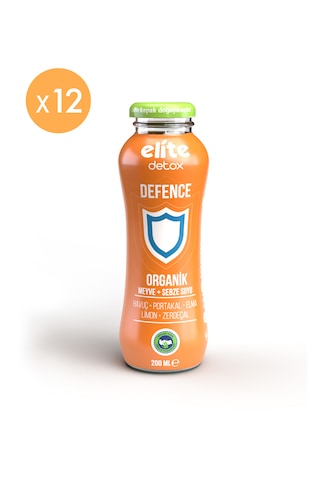 12'li Organik Defence %100 Meyve-sebze Suyu 200 Ml