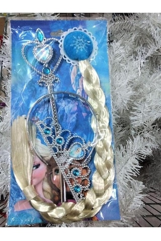 Karlar Ülkesi Frozen Elsa Anna Sihirli Asa Saç Ve Taç Seti Karlar Ülkesi Genel