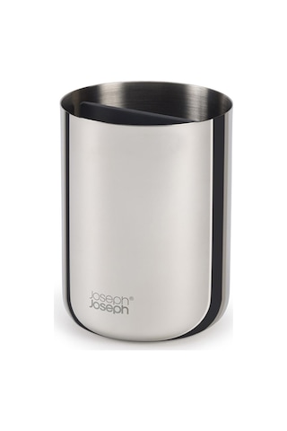 Joseph Joseph Easystore Luxe Diş Fırçalık Caddy Çelik Gümüş