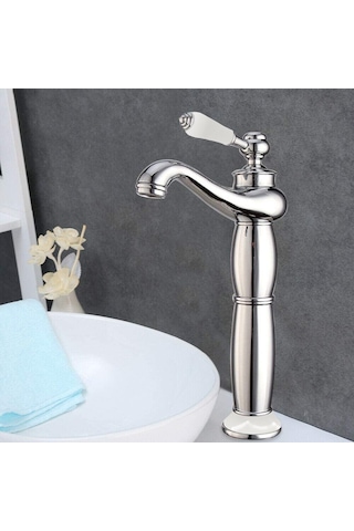 Fause Yüksek Çanak Rustik Lavabo Bataryası Vintage Ksl100