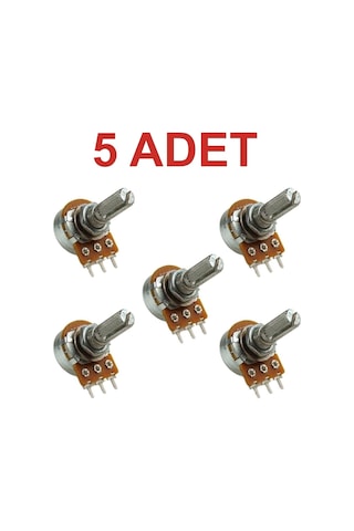 5 Adet 10k Potansiyometre Ayarlı Direnç 10kω Rodevino