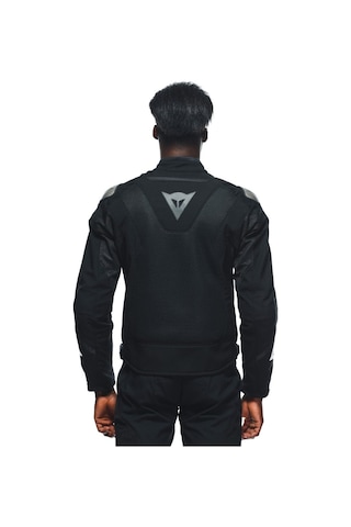 Dainese Energyca Air Black Fluo Red Tekstil Mont Siyah