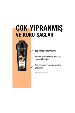 Ultimate Repair Şampuan 400ml X 3'lü Set