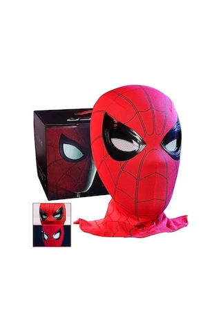 Hareketli Gözlü Örümcek Maskesi, Göz Büyüklüğünde Çene Kontrolü Olan Tam Yüz Maskesi, Çocuklar/yetişkinler İçin Kahraman Cosplay Maskesi