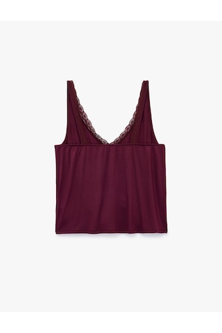 Koton Tanktops Bordo 7wlk90006mk