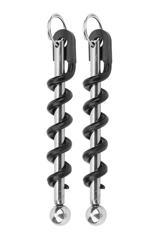 2 Adet Siyah Taşınabilir Paslanmaz Çelik Şarap Bira Şişe Açacağı Tirbuşon Mutfak Aksesuarları Diğer