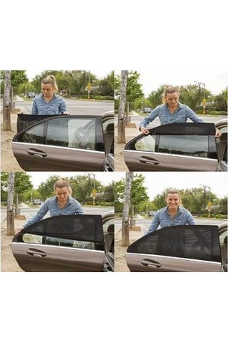 2 Adet Araba Oto Yan Cam Güneşlik Perdesi