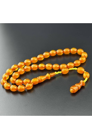 Osmanlı Benzetme Sıkma Kehibar Tesbih Hcz-model Gkrıww Sarı