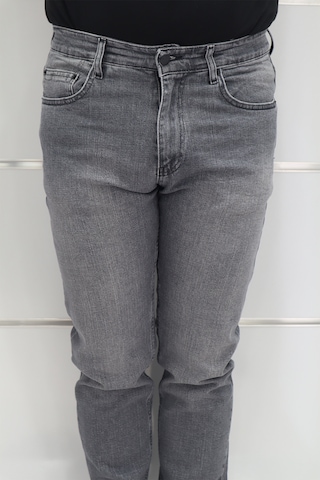 Denim Cartel Dmctekstil Erkek Normal Bel Dar Kesim Boru Paça Jean Pantolon Gri