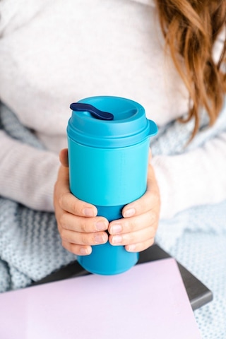 Tupperware Hep Yanımda Kupam 490 ml Mavi