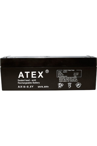 Atex Plus 12V 2.2 Ah Bakımsız Kuru Akü