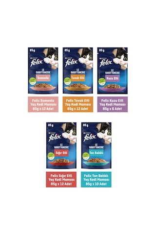 Felıx Karışık Yaş Kedi Maması 52 X 85 G