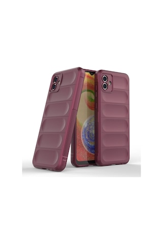 Samsung Galaxy Uyumlu A04 Kılıf Optimum Lens Çerçeveli Silikon Kapak