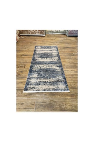 Vivid 4106 Gri-krem-lacivert Halı Çok Renkli