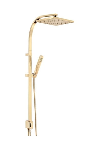 Eca Tiera 102858012 Kolonlu Yağmurlama Tepe Duş Seti Robotu Altın Gold Altın