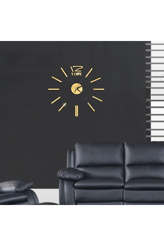 Xindoker Ev Dekoru İçin Siyah Duvar Saati - Basit Kullanım, Dayanıklı Malzeme İle Evinizi Konforlu Hale Getirin Çok Renki