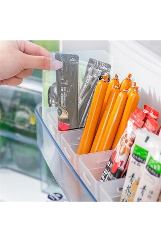 Buzdolabı Kapak İçi Organizer Kutu 6'lı Set Mutfak Düzenleyici Buzdolabı Organizer Diğer