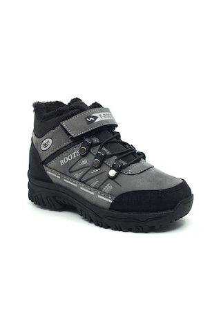 Taşpınar T-rocs Erkek Rahat Çocuk Kışlık Kısa Bot Spor Ayakkabı 26-35 Füme