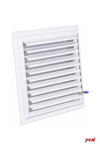 Alüminyum Banyo Wc Havalandırma Menfezi 48x48 Beyaz Seri
