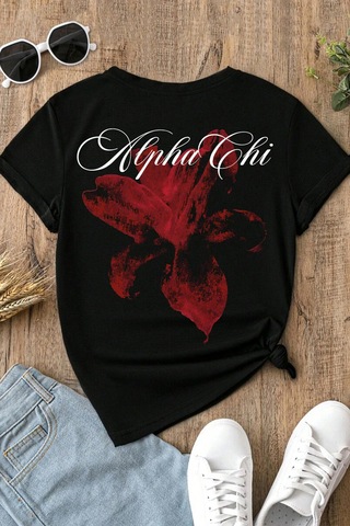 Spoyi Aloha Butterfly Tasarımlı %100 Pamuk Yarım Oversize Siyah T-shirt