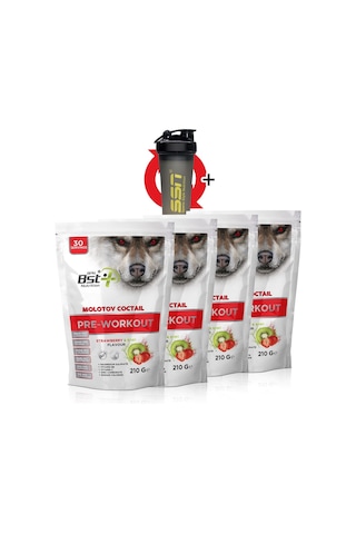 Bpn Eco Molotov Coctail Preworkout 210G Çilek Kivi 4 Lü Paket