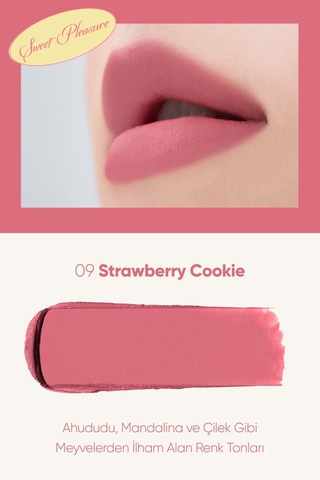 Clio Chiffon Mood Lip 09 Strawberry Cookie