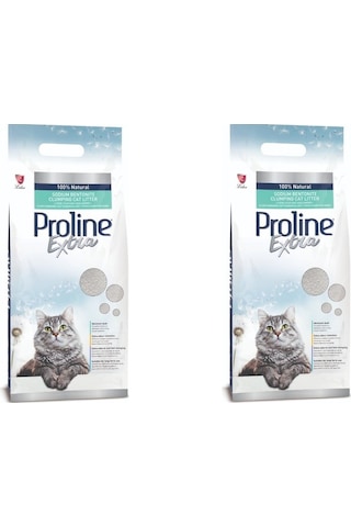 Proline Extra Sodium Bentonite İnce Topaklaşan Bentonit Kedi Kumu 2 x 10 L