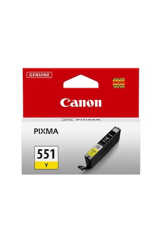 Canon Clı - 551y Sarı  Mürekkep Kartuş 6511b001