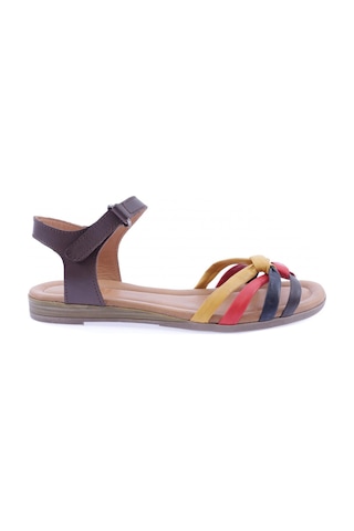 Dgn 3052-22y Kadın Çapraz Bantlı Sandalet 3052-2022-R1886 Vizon