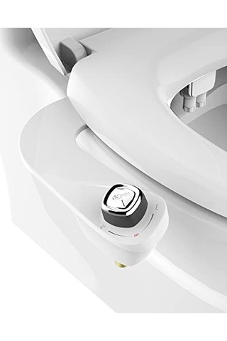 Bide Tuvalet Takımı Beyaz Çift Nozzle Taze Su Sprey Elektriksiz Kolay Montaj Pirinç Giriş Ve Iç Valf Çok Renkli