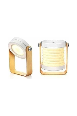 Pazly Usb Şarjlı Renkli Led Lamba, Kısalıp Katlanabilir, Dokunmatik Çok Renkli Gece Lambası Çok Renkli