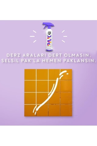 Selsil Pak Mucize Köpük Sprey Yüzey Temizleyici 12 x 500 ML