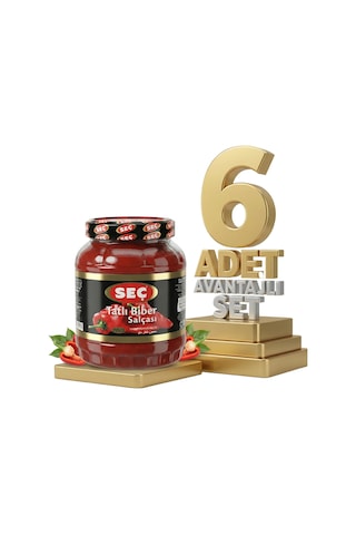 Seç Tatlı Biber Salçası 6x1600 Gr