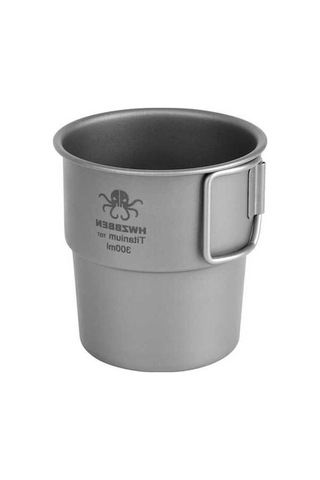 Fastbuy 300ml Saf Titanyum Kahve Fincanı - Hafif Ve Dayanıklı Diğer