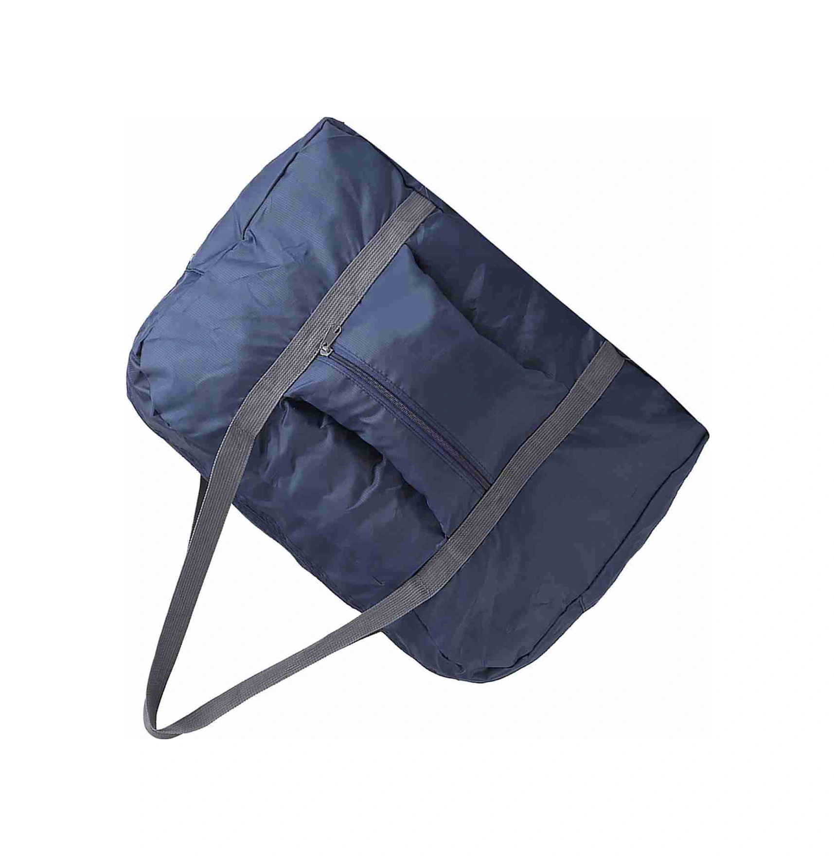 Hangfox Kabartılabilir Kadın Çanta, Trolley Uyumlu, Su Geçirmez Nilon, Büyük Depo Alanı, Mavi Askı Rengi Rastgele