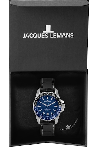 Jacques Lemans 1-2205b Lıverpool Dıver Erkek Kol Saati Gümüş - Mavi