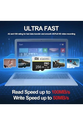 Xiaomi Gerçek Kapasiteli Sd Hafıza Kartı 2 Tb Mikro Tf Kart 1 Tb 512 Gb Mikro 2tb