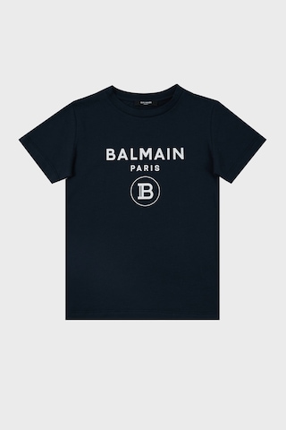 Balmain Çocuk T Shirt 6m8701 Mx030 621bc Lacivert Lacivert