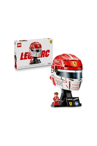 LEGO® Editions Scuderia Ferrari HP Charles Leclerc Kaskı 43014 - 14 Yaş ve Üzeri için F1® Sergileme Modeli Yapım Seti (886 Parça)