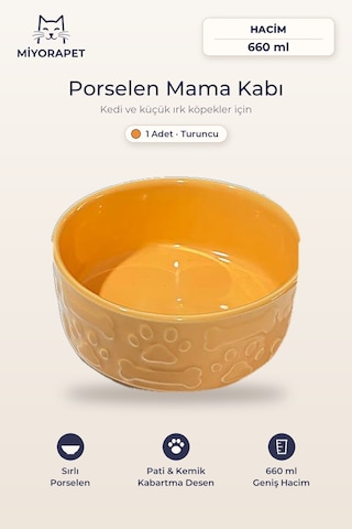 Mama Kabı Porselen-turuncu
