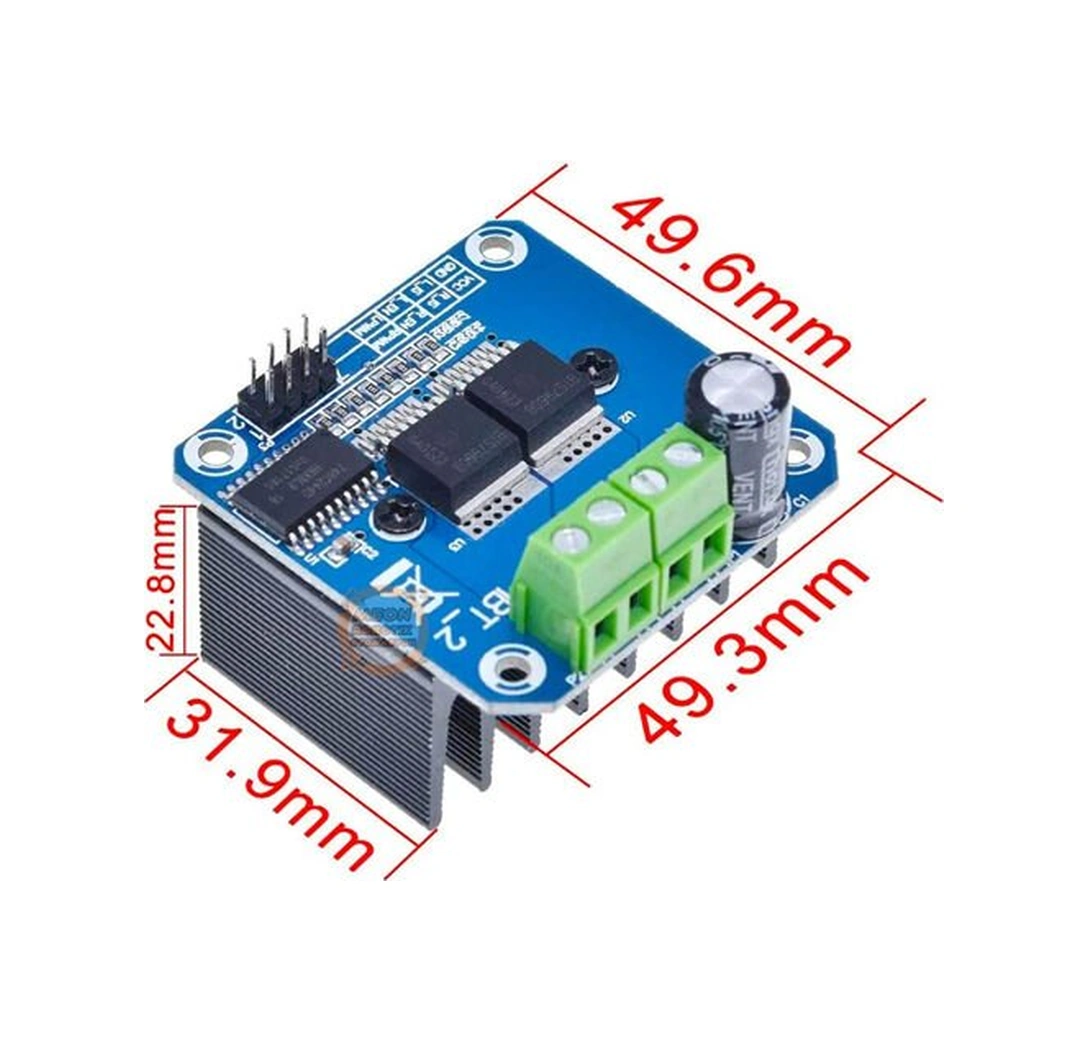 Bts7960b 43a Motor Sürücü Kartı Yüksek Güç Motor Modülü