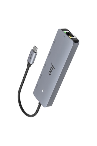 Juo MT03352 Type-c 5gbps 100w 4k 60hz Hdmı Gigabit Ethernet Dönüştürücü Usb 3.2 Çokayıcı Hub